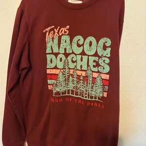Texas Nacogdoches Graphic Sweatshirt